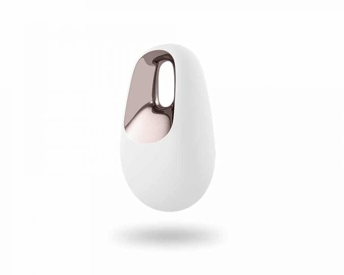 Vibrador Blanco Minimalista | 15 Modos, Silicona Acanalada y Estilo de Alta Gama para Estimulación Externa